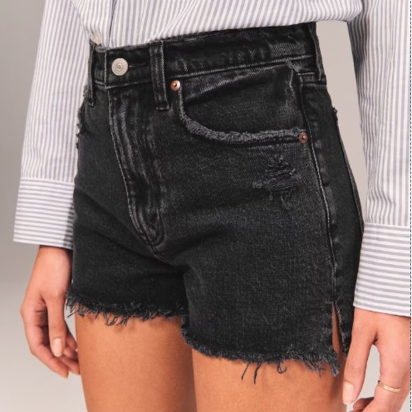 Abercrombie Mom Shorts- Mid Rise - Picture 1 of 3